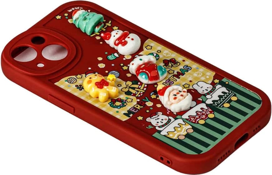 Fotroll për telefon TECH TIME Christmas Edition Cherry Red (IP16PRO)