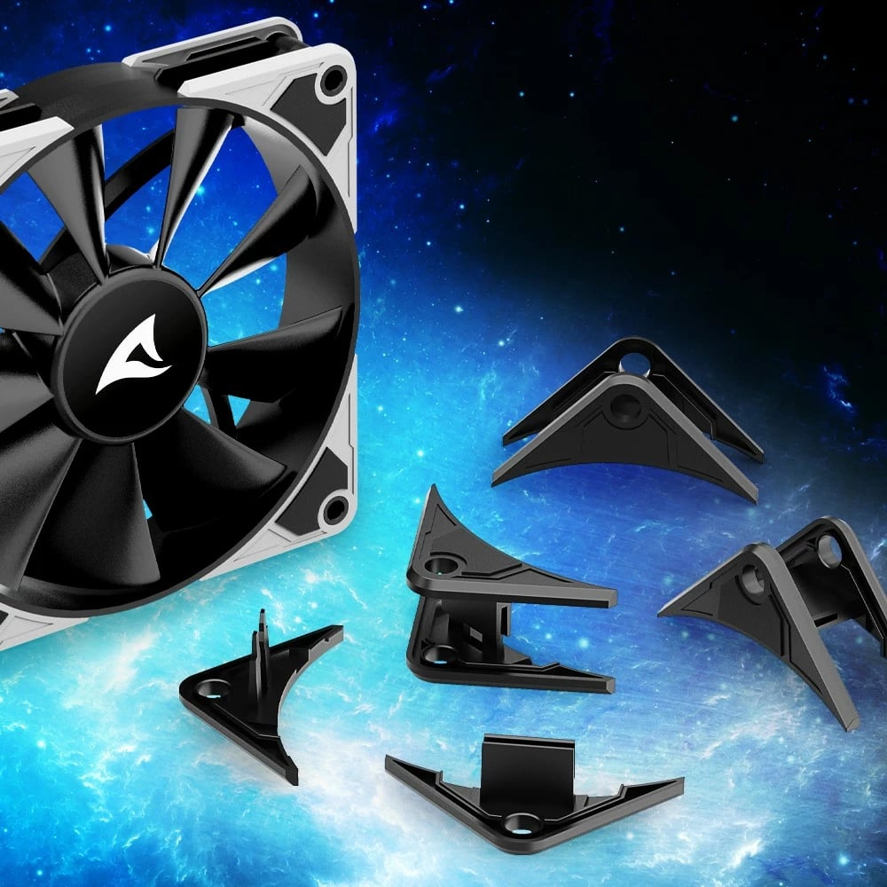 Ventilator kase SHARKOON SilentStorm BW120 PWM 120mm i zi