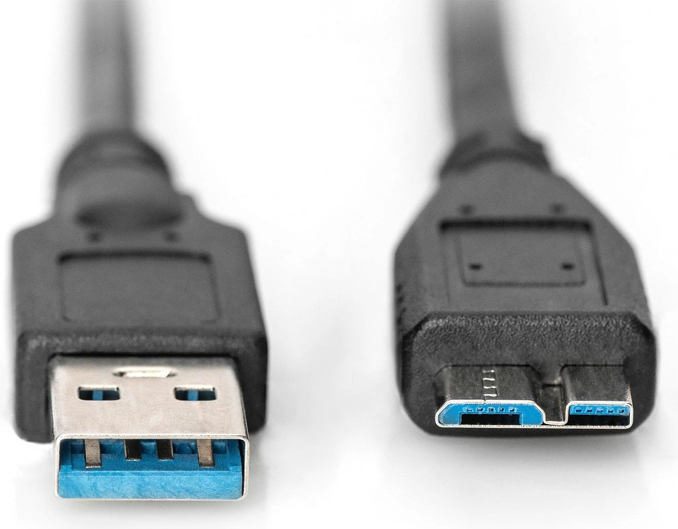 Kabllo USB 3.0 Digitus, 1 m, USB A në Micro-USB B, e zezë