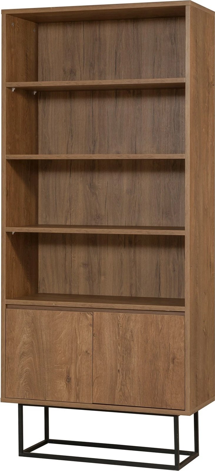 Set mobiljesh për dhomë dite, Skye Decor, Laxus Takım 26, ngjyrë arre dhe e zezë