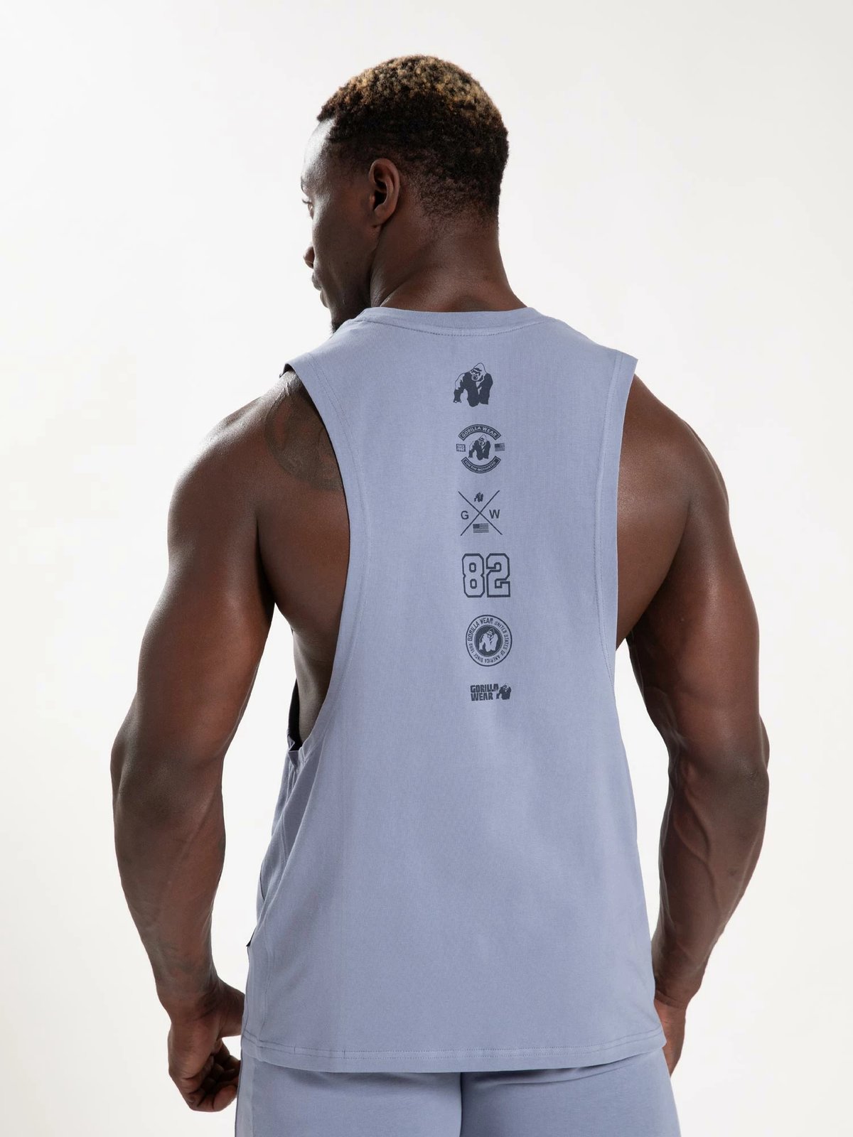 Maice për meshkuj Gorilla, Stonewash Blue