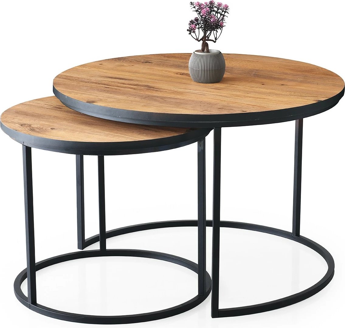 Tavolinë kafeje, ngjyrë pishë, Skye Decor Oden - 9533