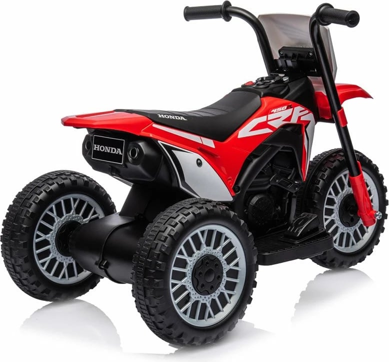 Motoçikletë elektrike lodër, Milly Mally, Honda CRF 450R, 6V 4.5Ah 30W, 2.5-3 km/h, 24M+, e kuqe