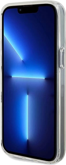 Mbështjellës Guess IML Faceted Mirror Disco Iridescent për iPhone 13 Pro / 13, Multikolor