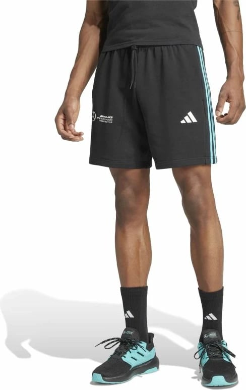Shorce për meshkuj adidas Mercedes, të zeza