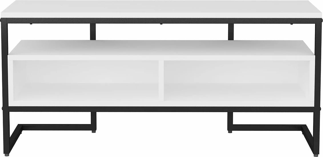 Komodë TV Skye Decor, Merrion, e zezë, e bardhë