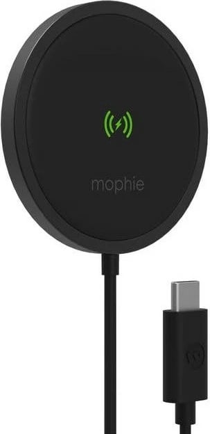 Mbushës wireless mophie Snap Plus 15W, i zi