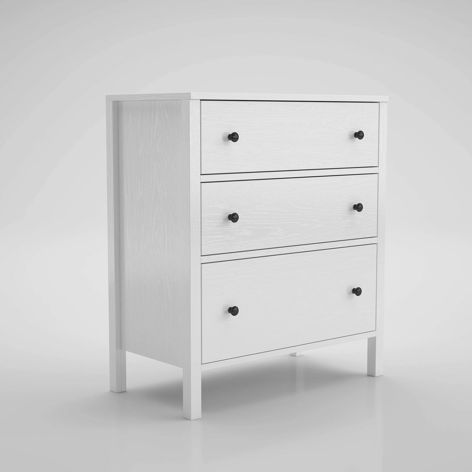 Komodë Hanah Home, FRN-10022, druri dhe e bardhë