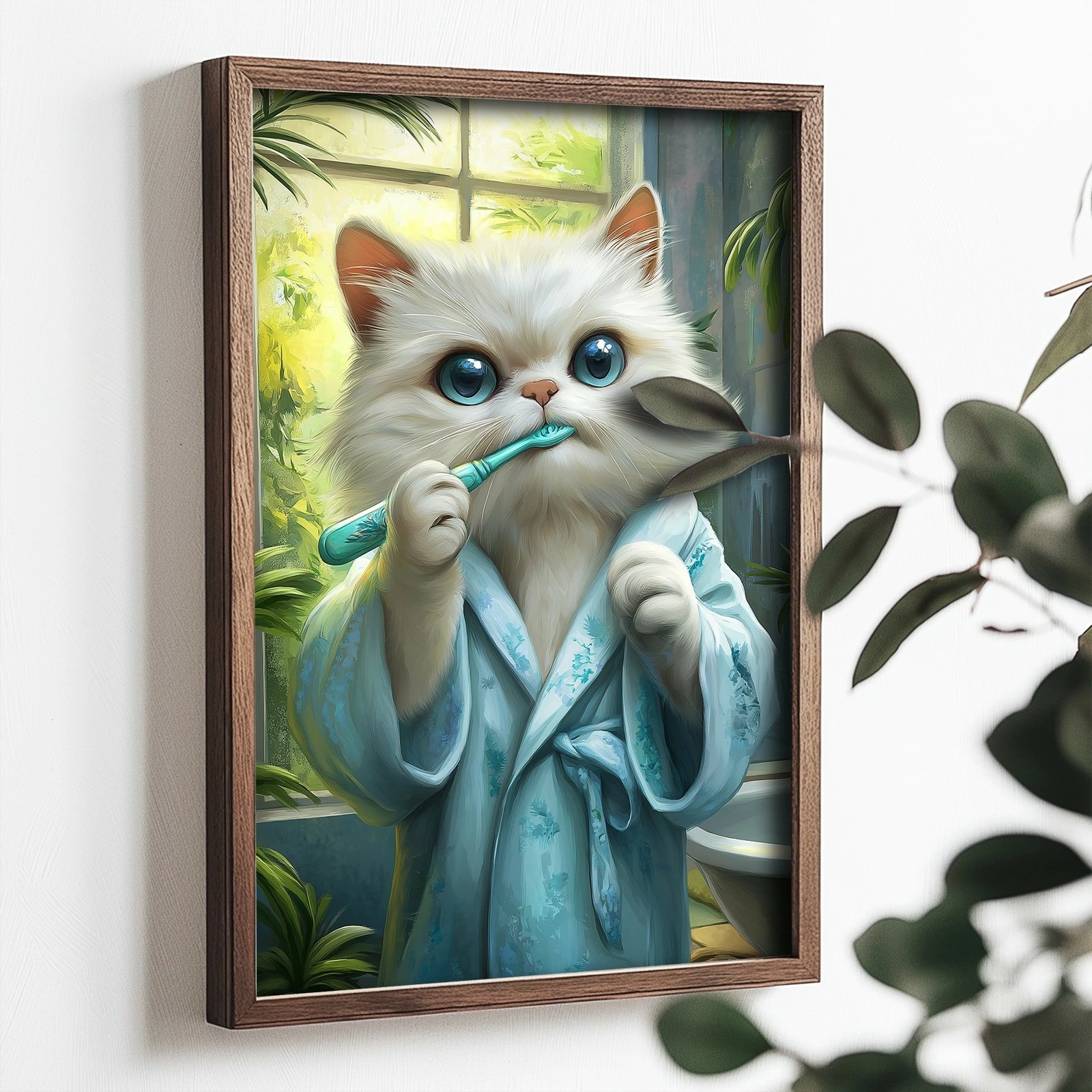 Pikturë dekorative me kornizë MDF, Wallity, TUN067-XL, shumëngjyrëshe, 50x70x3.5cm