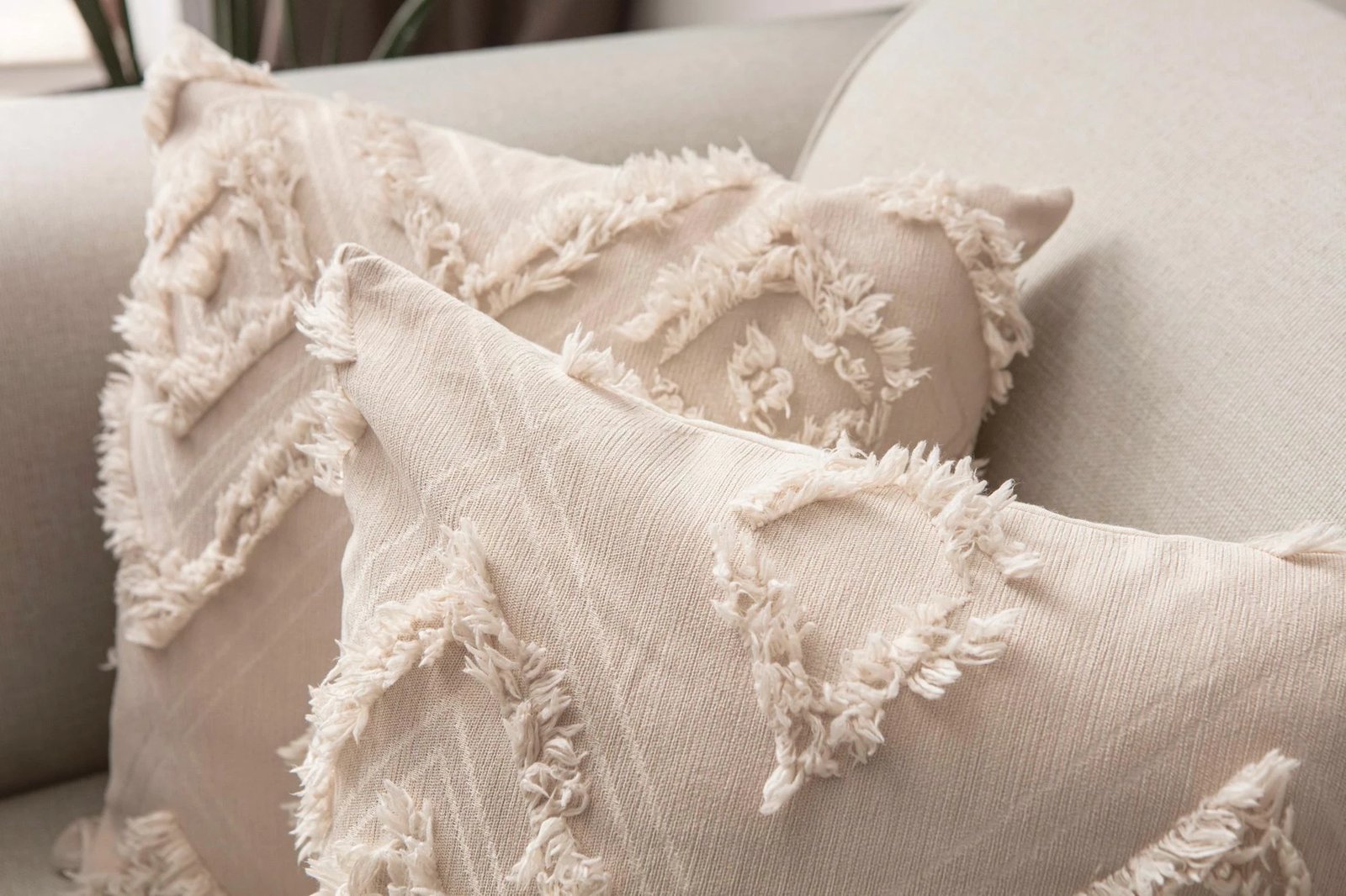 Set mbulesash për jastëkë (2 copë), Evila Originals, bezhë, 2028