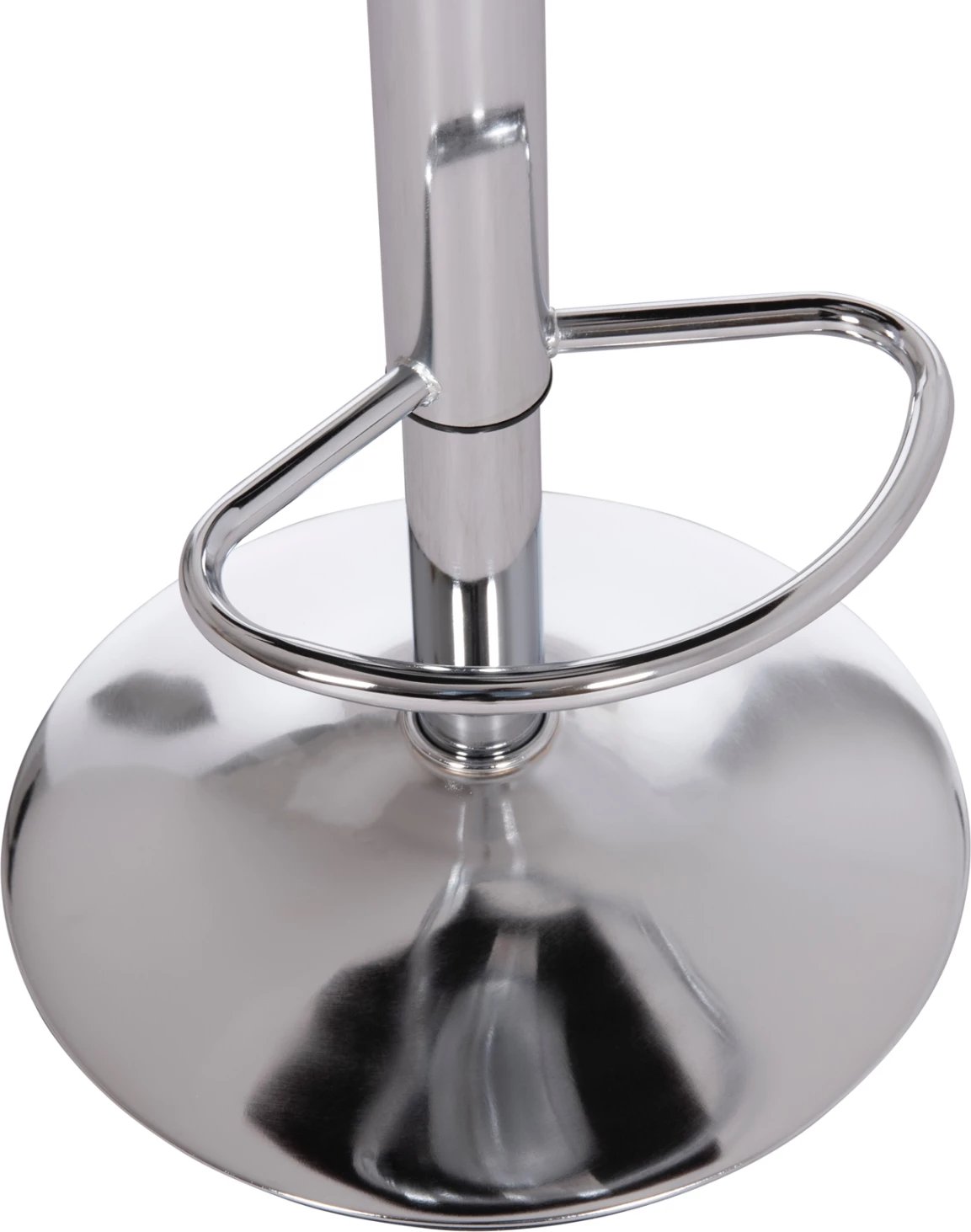 Karrige për bar rrotulluese DIANA, lëkurë PU kafe, metal krom, 44x52x109cm, set prej 2 copash