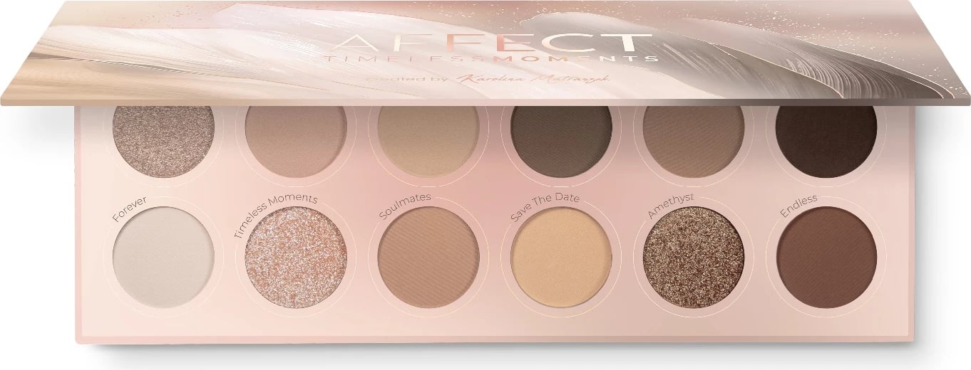 Paletë për sy Affect Timeless Moments Smudged, 10 nuanca