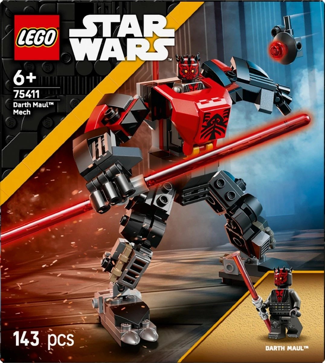 Set LEGO Star Wars Mech Darth Maul 75411, 143 pjesë