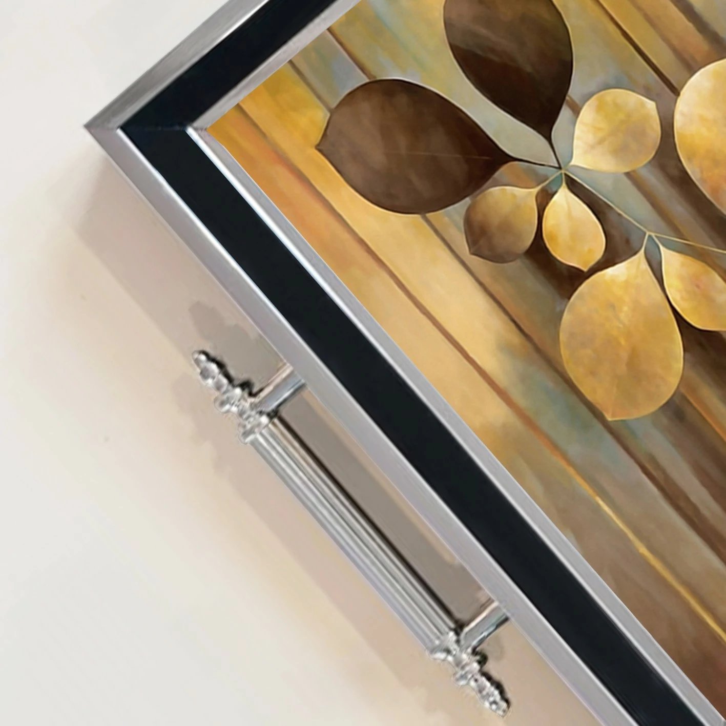 Tabaka dekorative prej qelqi, shumëngjyrëshe, Aberto Design, TPG9883 Tabaka dekorative prej qelqi, shumëngjyrëshe, Aberto Design, TPG9883