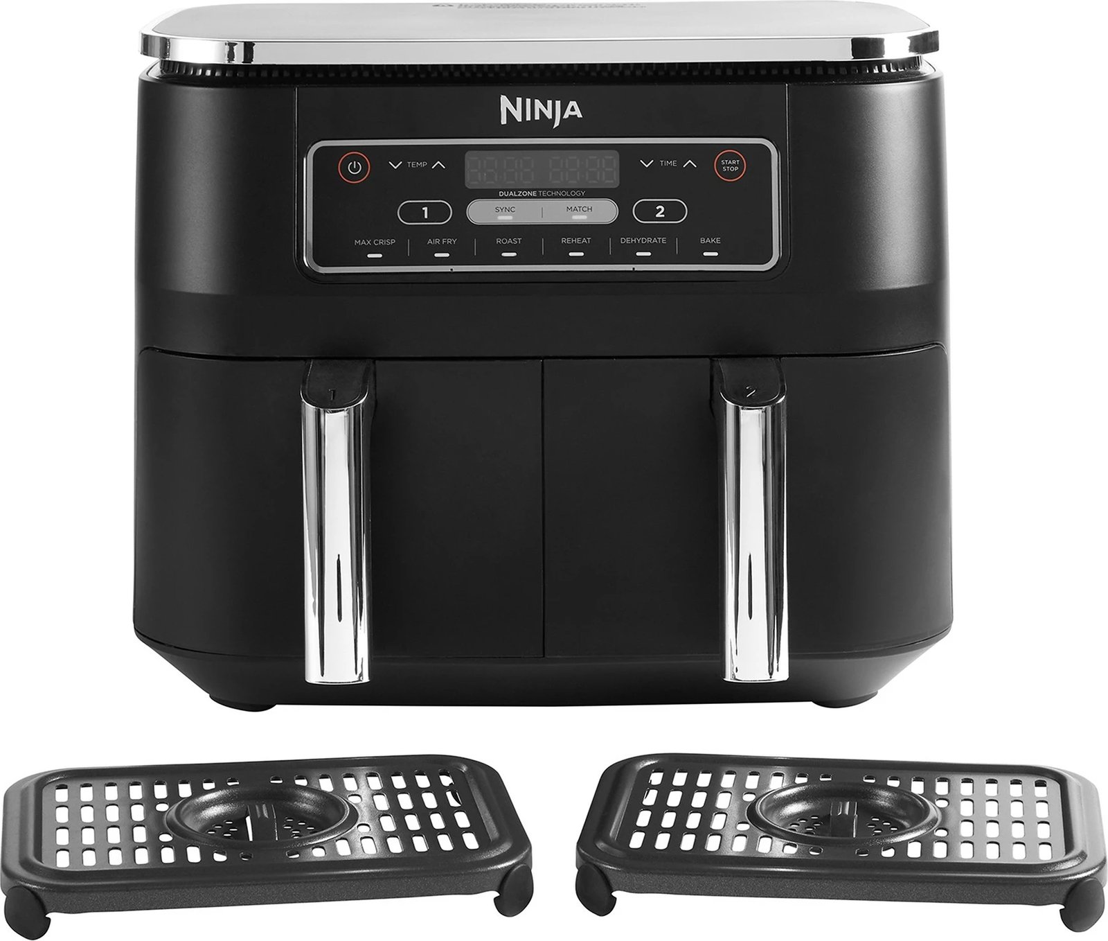 Fritezë me ajër të nxehtë Ninja AF300, 7.6 L, e zezë