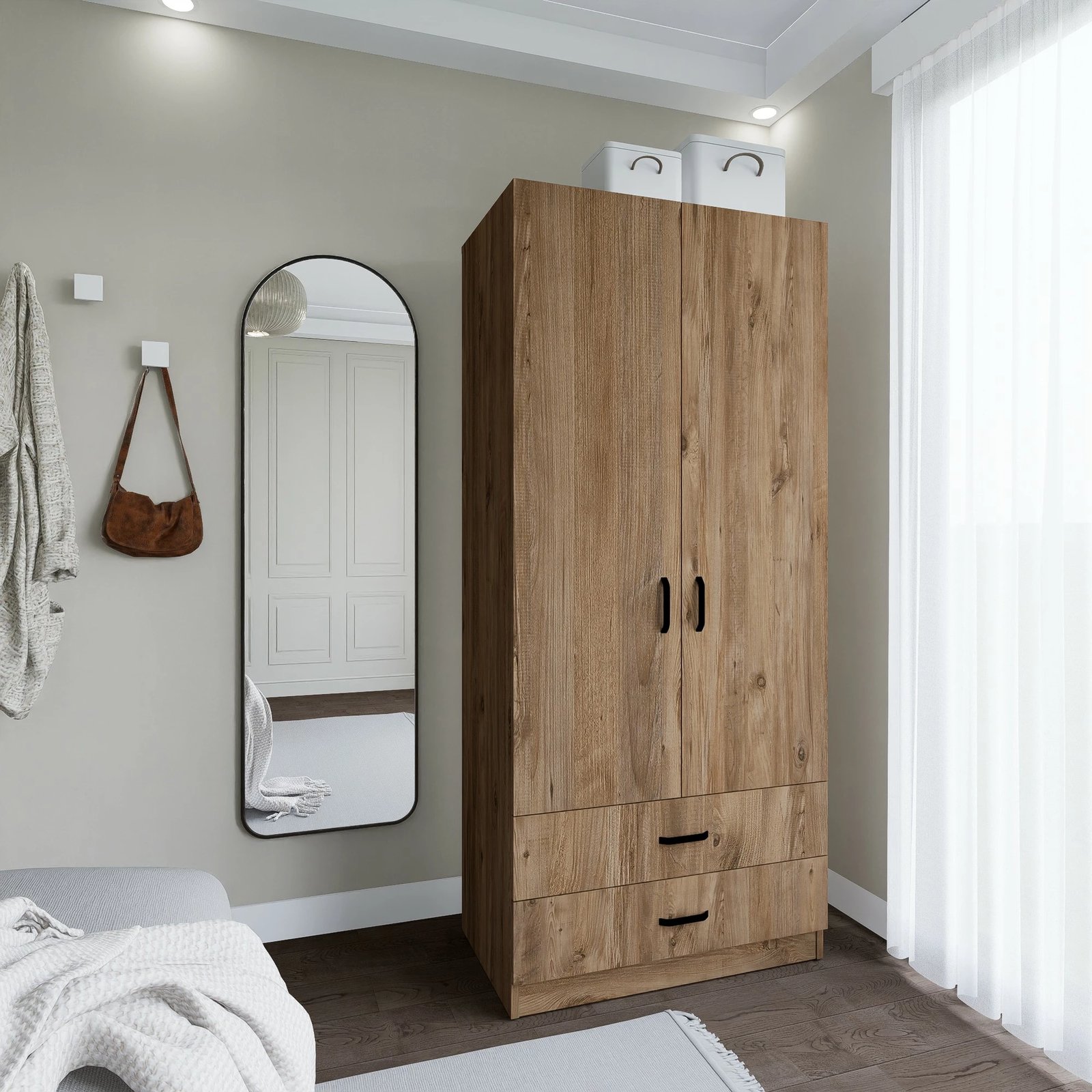 Dollap Skye Decor, Yaman 1600-044, ngjyrë pishë Atlantike