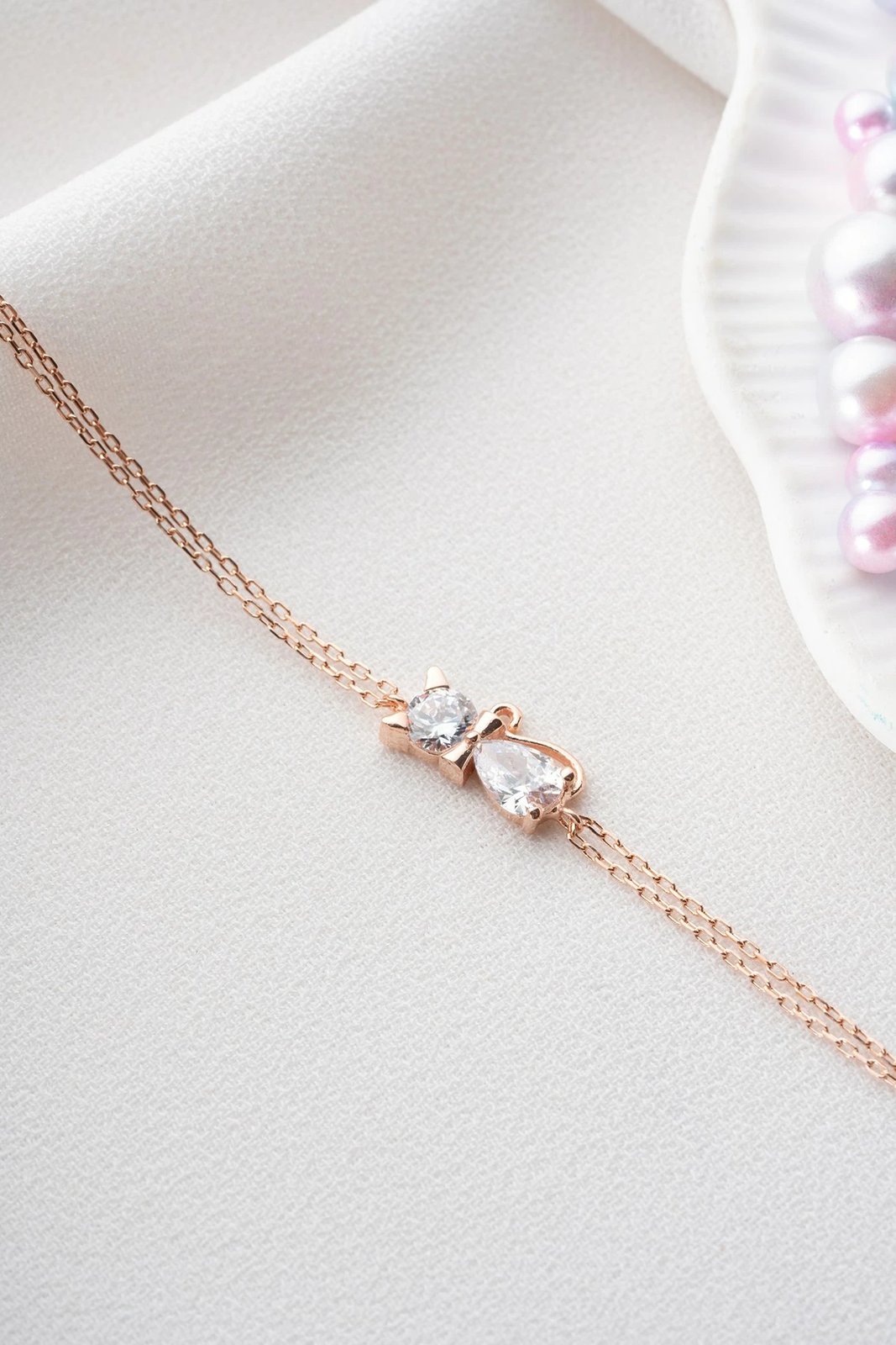 Byzylyk argjendi Jumeon, ngjyrë rozë e artë, NRZ998908