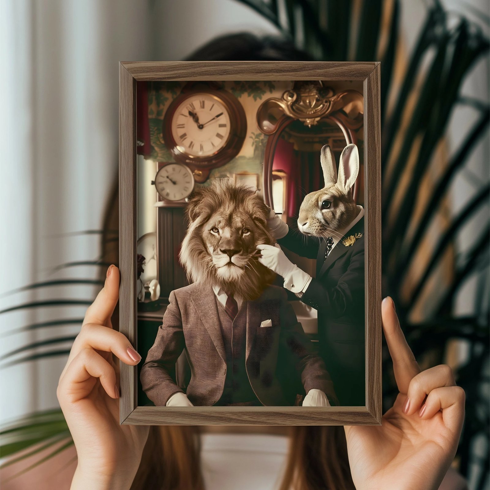 Pikturë dekorative me kornizë MDF, shumëngjyrëshe, GE051-L