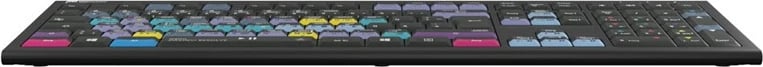 Tastierë LogicKeyboard Astra 2 DE për DaVinci Resolve, PC, e zezë