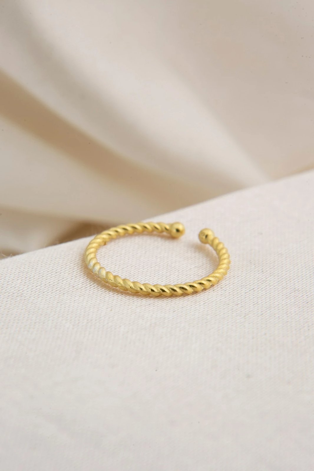 Unazë argjendi Elika, ngjyrë ari, FA182853