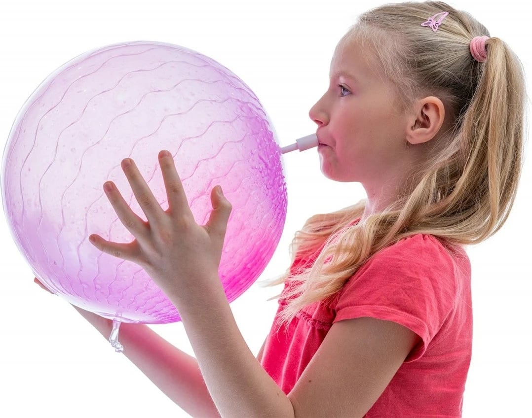 Top lodër Epee Mega Bubble Geometric Cosmic 1, plastik, 80 cm, vjollcë