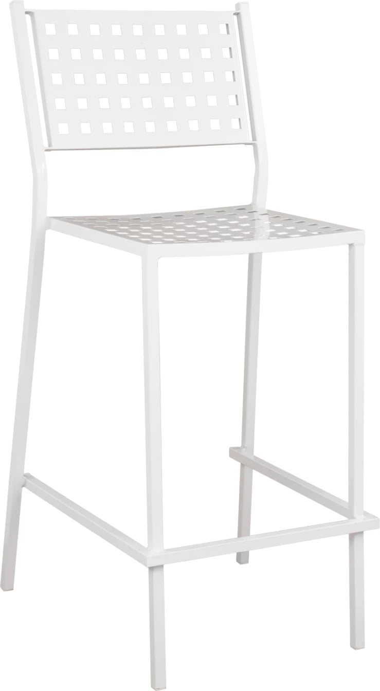 Karrige për bar Olympias Metalike FH5528.02 ngjyrë e bardhë 47x58x111 cm