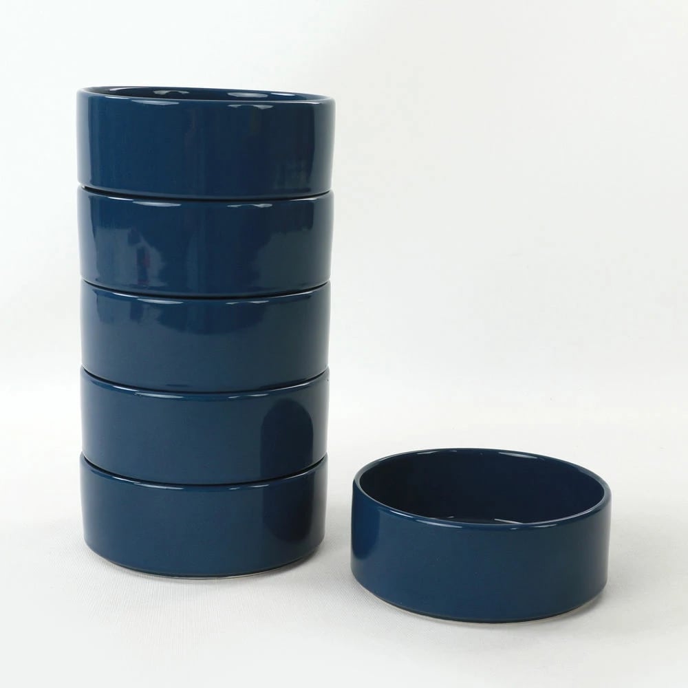 Set tasash qeramike (6 copë), Hermia Concept, ST038606F414A000000MAKA500, ngjyrë blu e errët