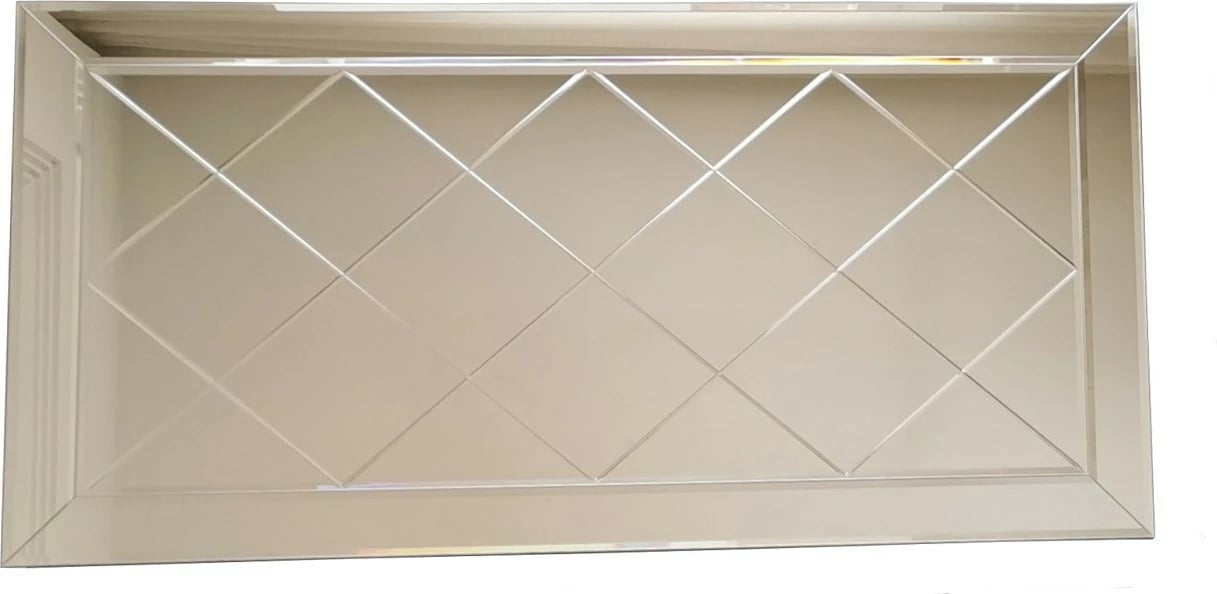 Pasqyrë Hanah Home, A306Y, ngjyrë argjendi, 130x65cm