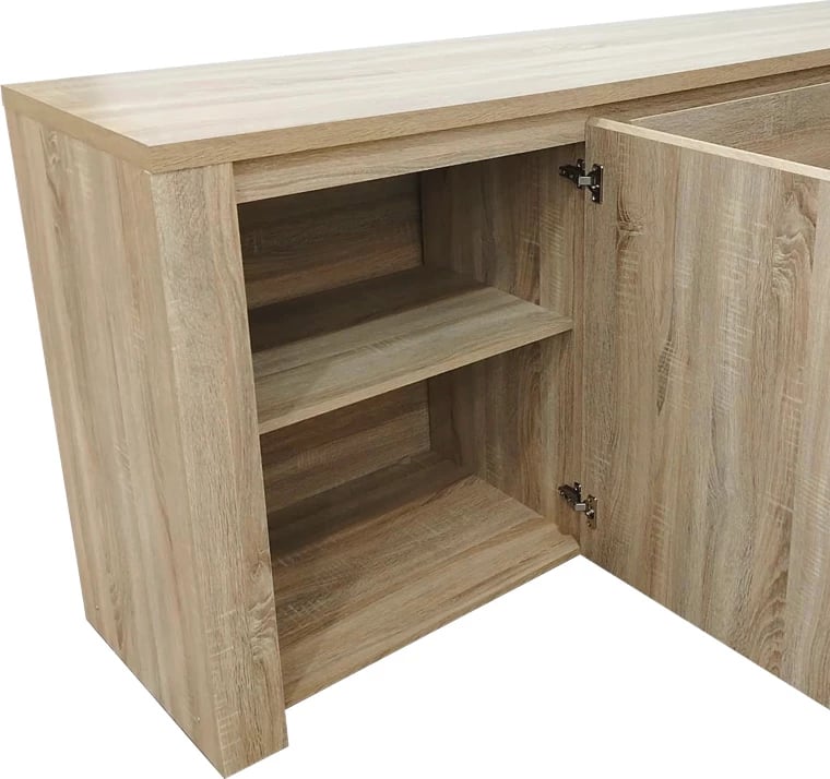 Bufe Kalya, ngjyrë sonoma, 220x49x89.5cm