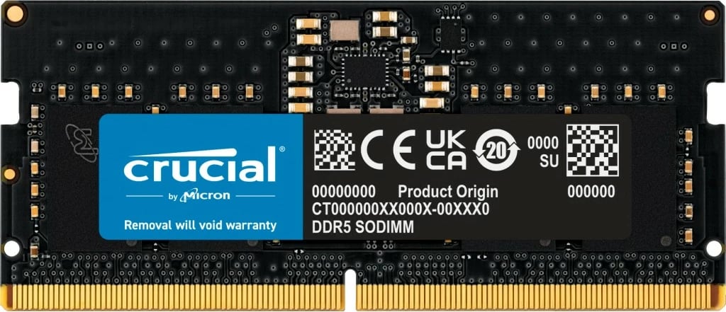 RAM Memorje Crucial 8GB DDR5 5600 SODIMM CL46