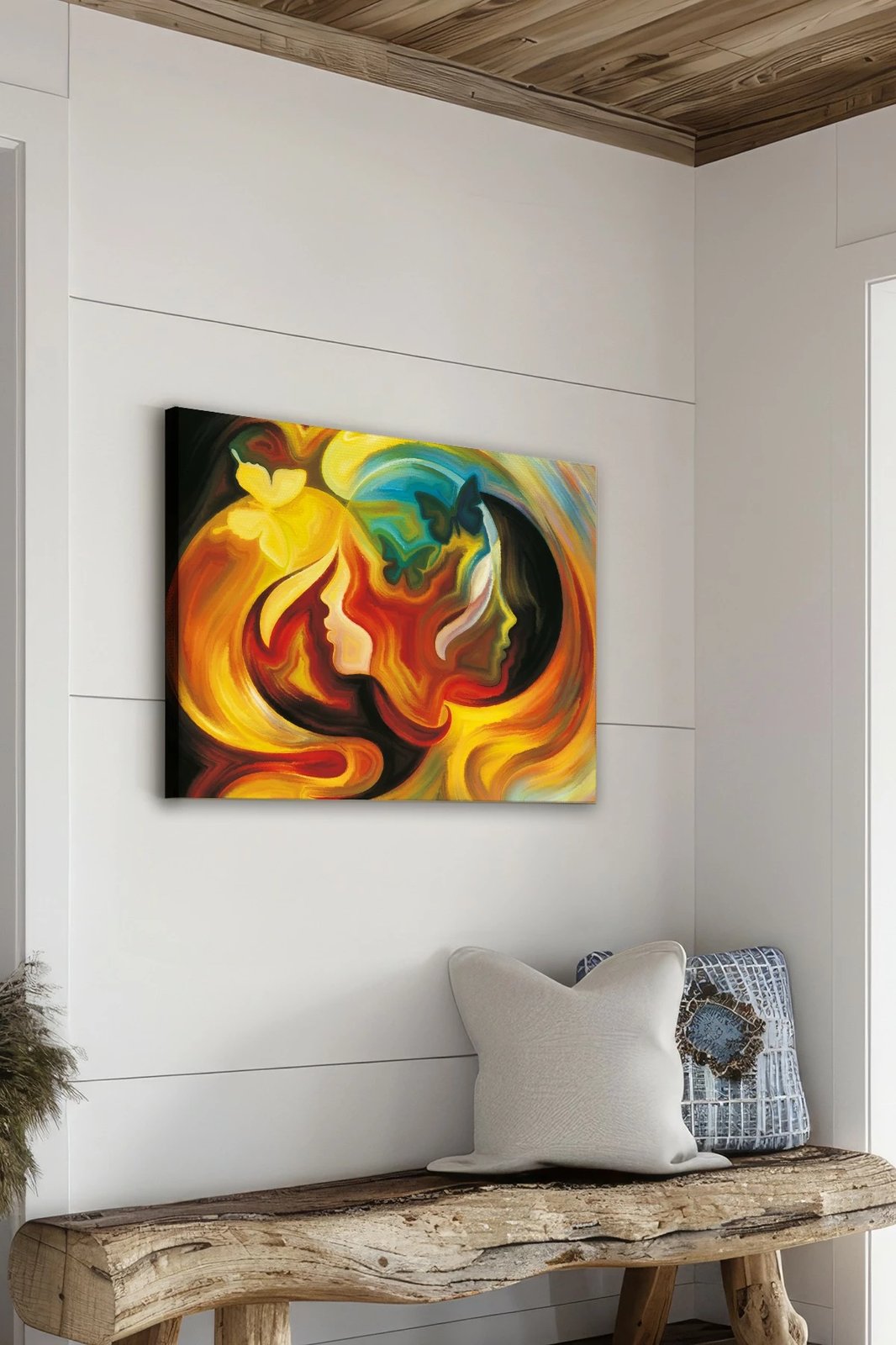 Pikturë dekorative në kanavacë, shumëngjyrëshe, Wallity, Ersyfdc96, 40x60cm