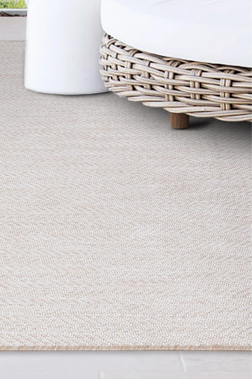 Qilim ecru, 50x80cm, Conceptum Hypnose, Fresco 20522A