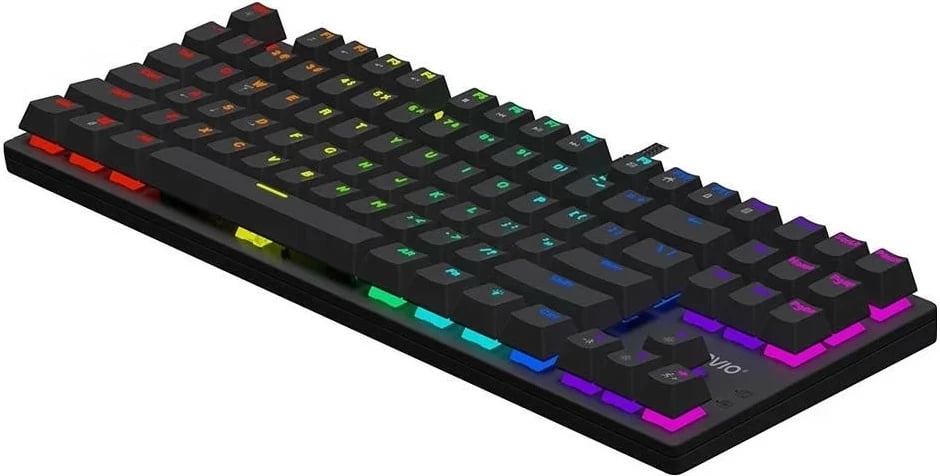 Tastierë mekanike Savio Tempest X2, RGB, Outemu Brown, e zezë Tastierë mekanike Savio Tempest X2, RGB, Outemu Brown, e zezë