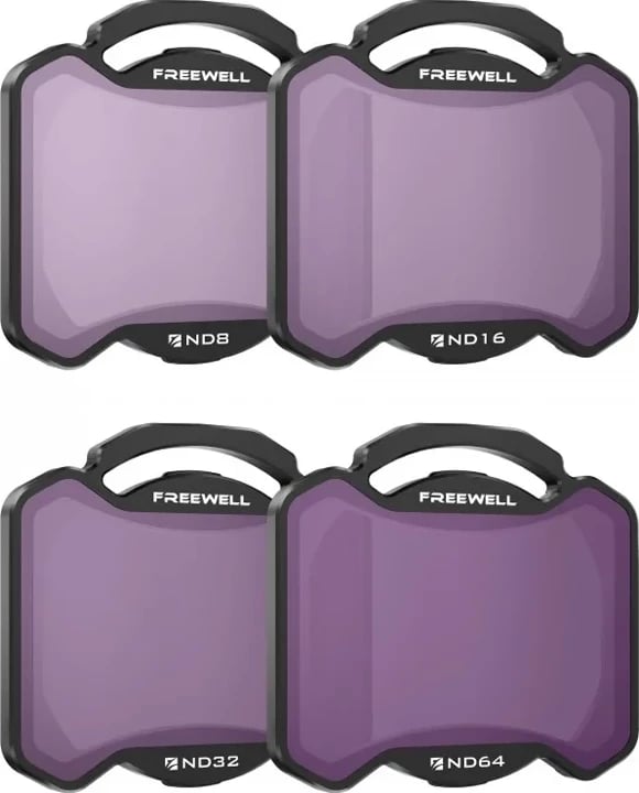 Set filtra ND Freewell për DJI Avata 2, ND8/ND16/ND32/ND64