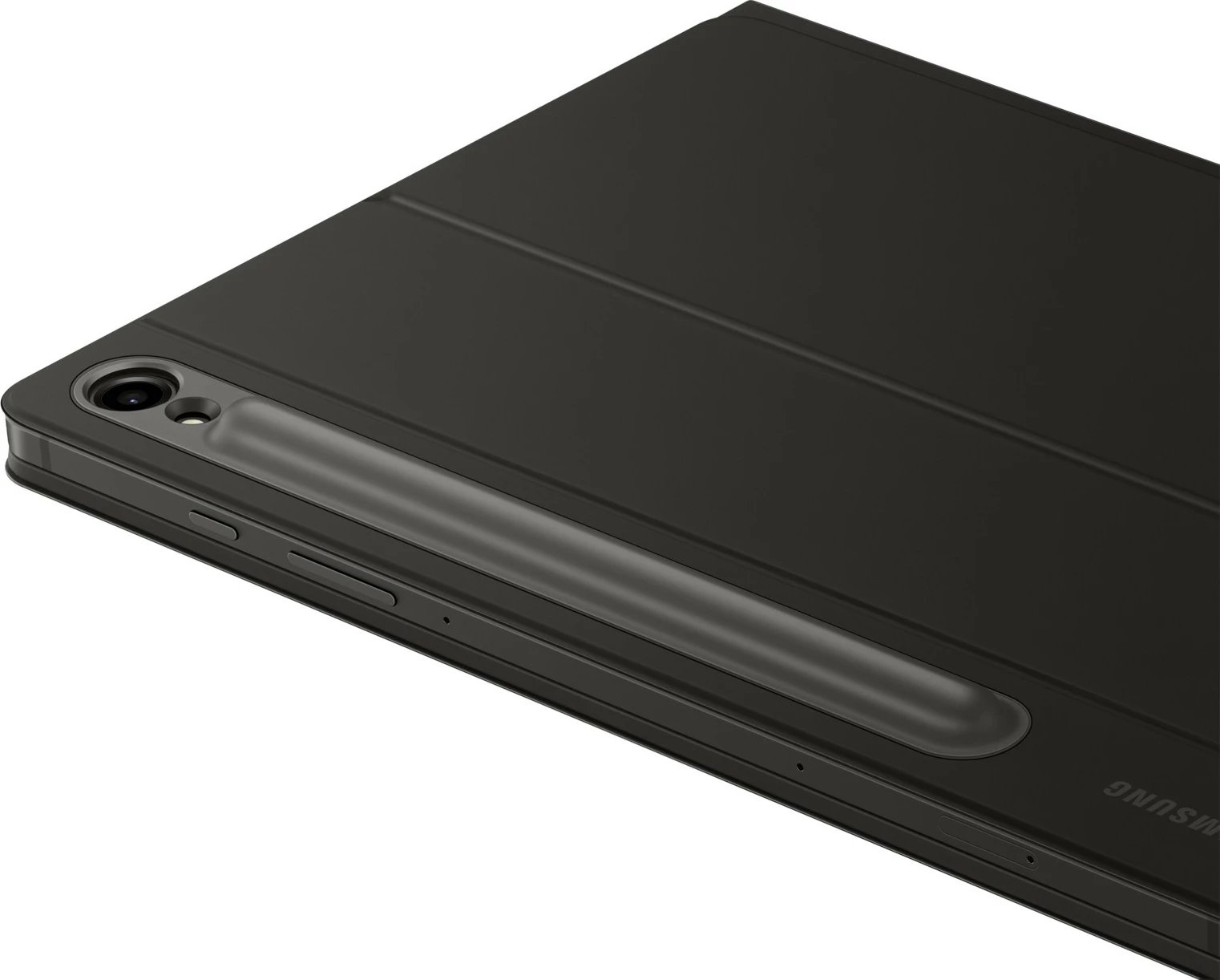 Mbështjellës tastierë Samsung EF-DX725, QWERTZ, Galaxy Tab S9, Galaxy Tab S9 FE, e zezë