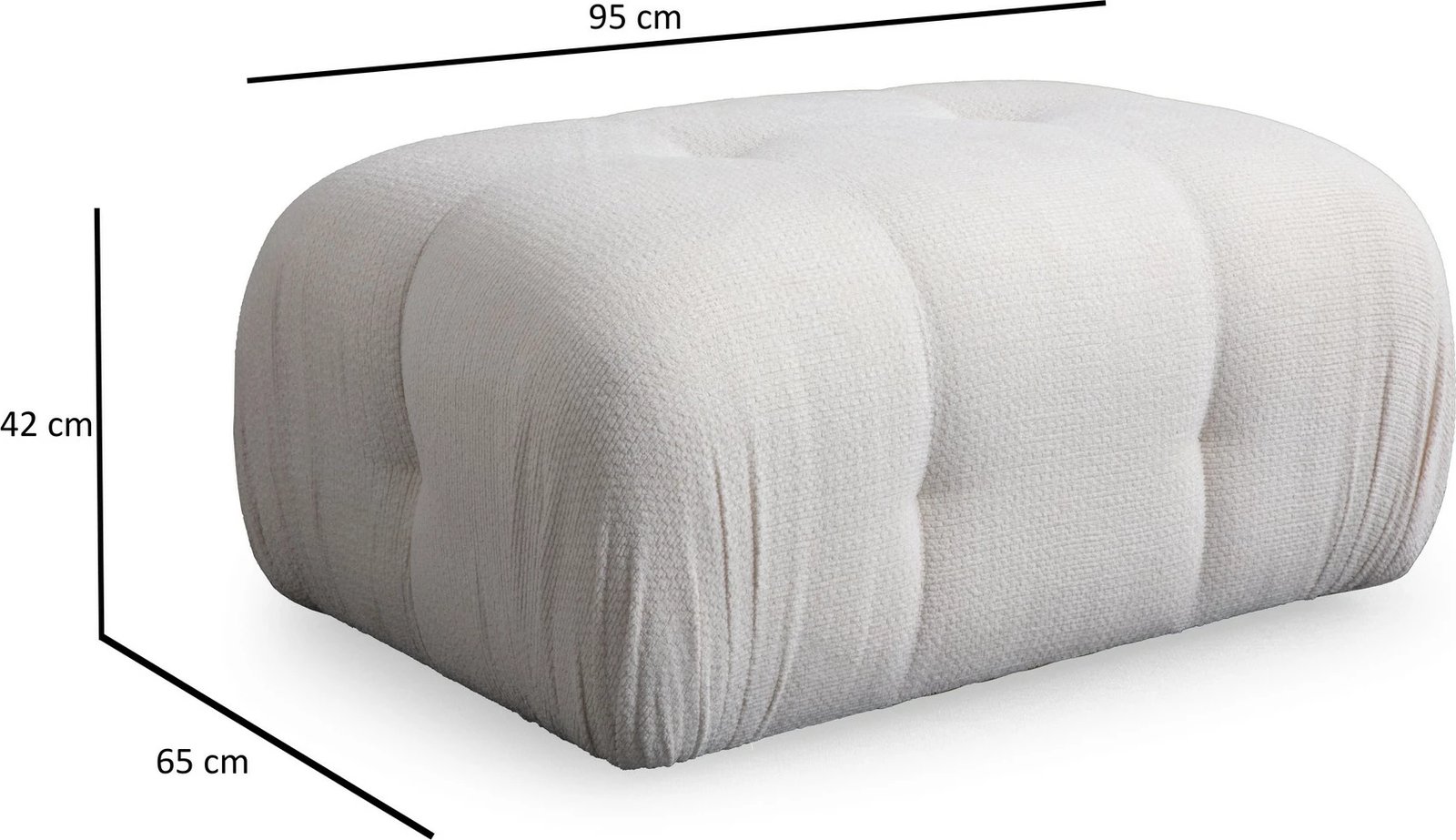 Puf Atelier del Sofa, i bardhë, Petite