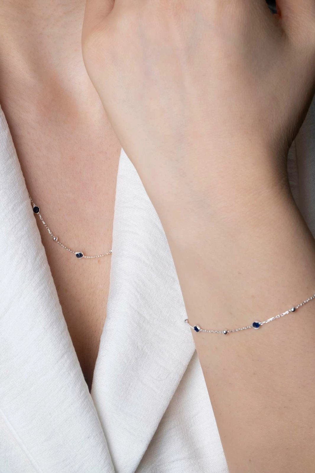 Byzylyk argjendi Jumeon, ngjyrë kaltër e errët, TFNY65233