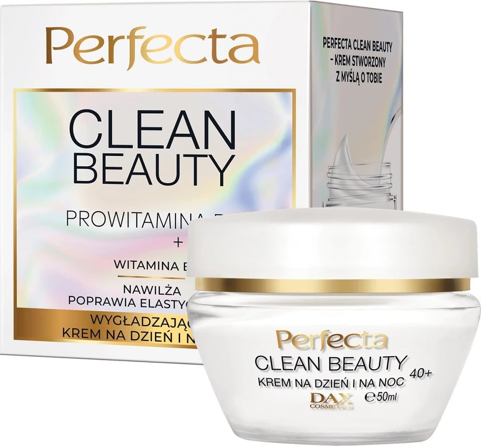 Krem dite dhe nate për femra Perfecta Clean Beauty Smoothing 40+, 50ml