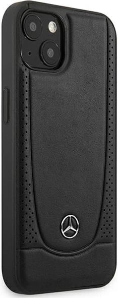 Mbështjellës Mercedes MEHCP15MARMBK për iPhone 15 Plus 6.7", lëkurë Urban Line, zi