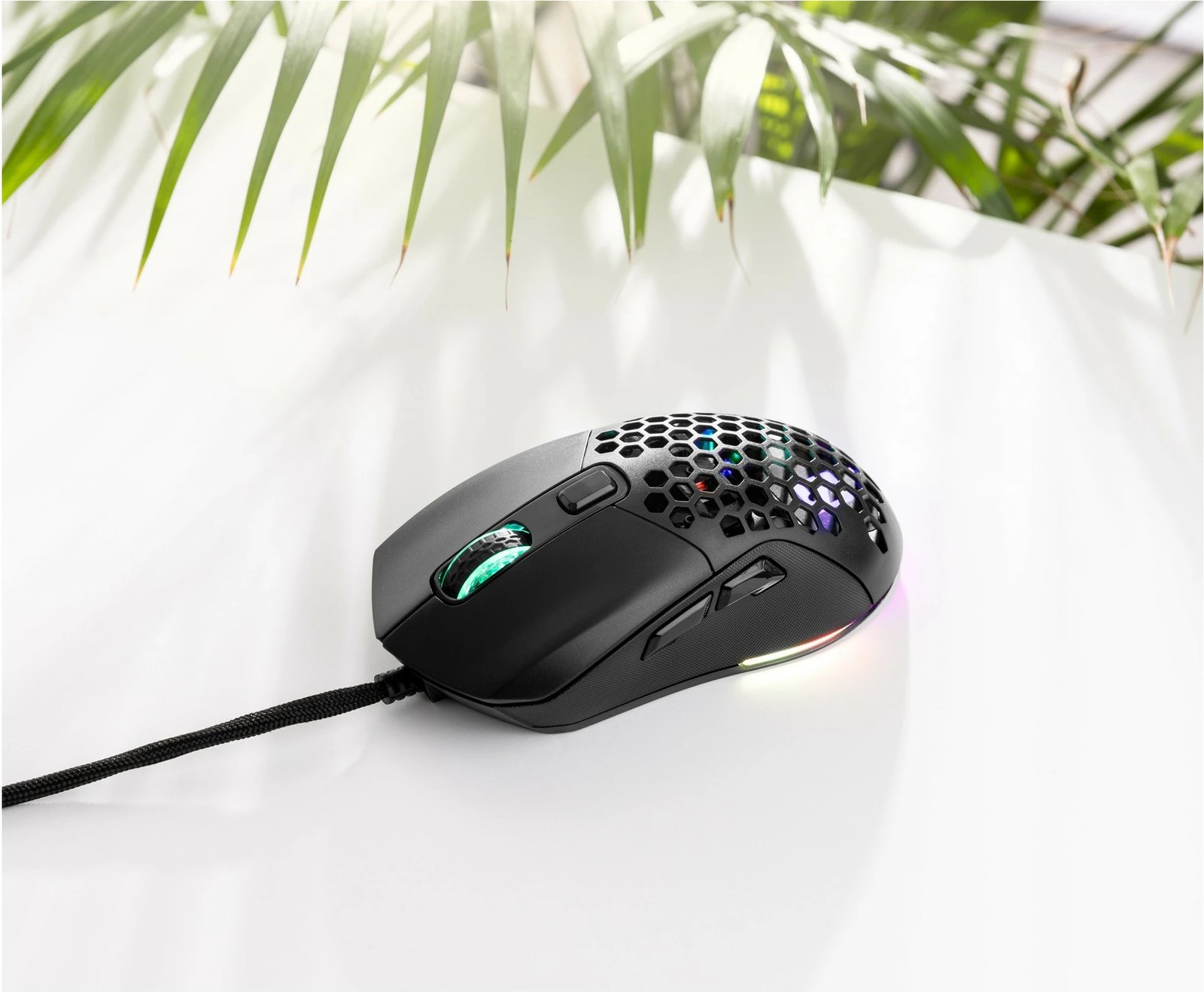 Maus Sandberg FlexCover 6D Gamer, USB Type-A, 12800 DPI, i zi