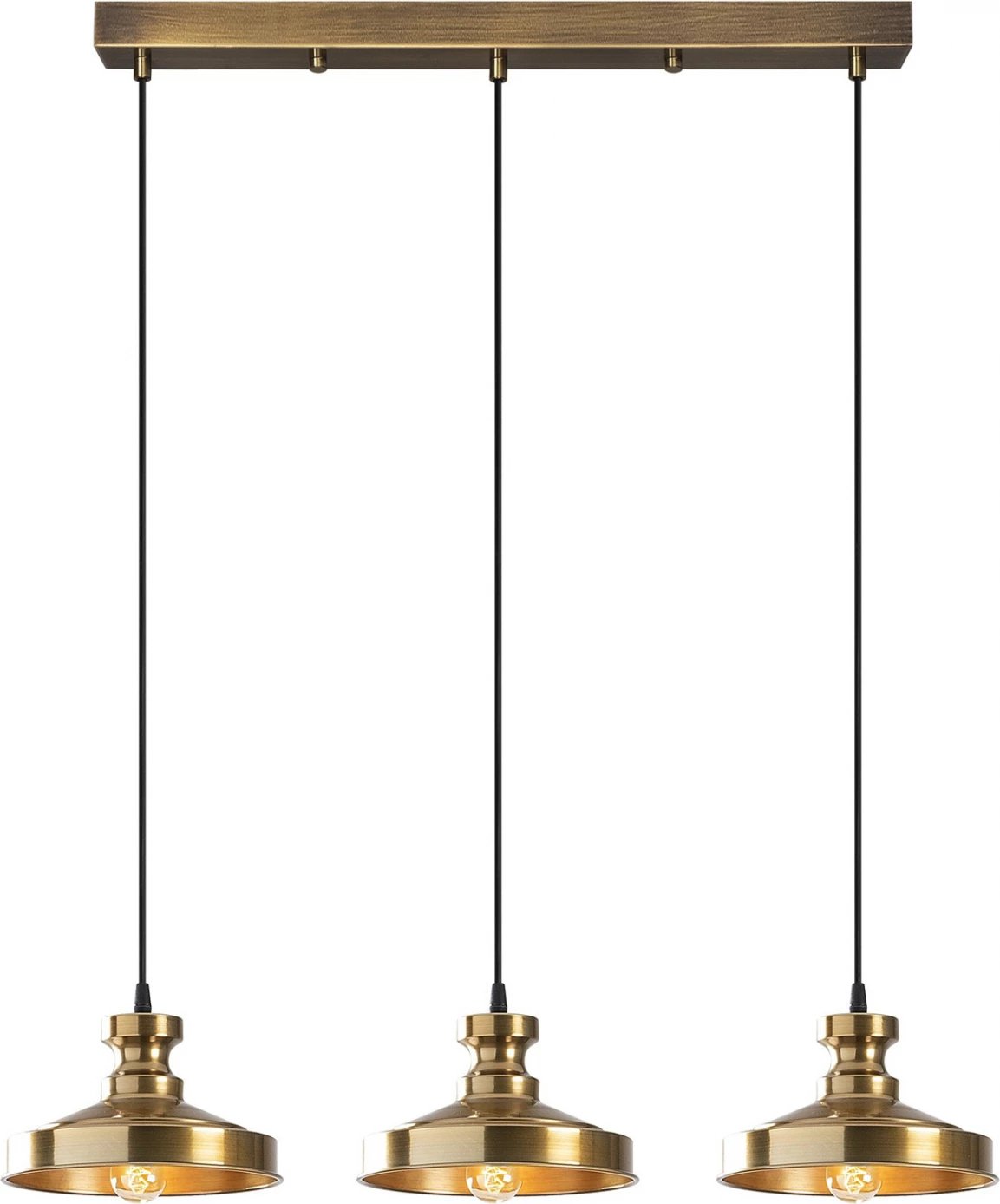Dritë varëse metalike bronzi E27 FH7317 72x22x29-109cm