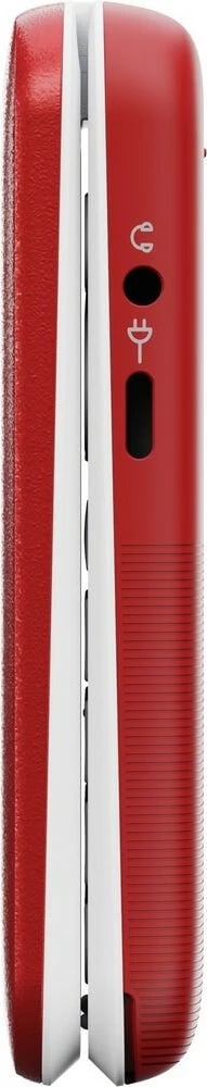 Celular Doro Leva L20, Clamshell, 2.8", 2 MP, 1150 mAh, Kuq, Bardhë