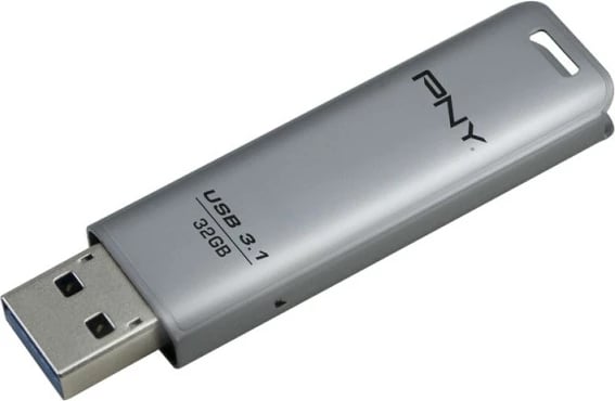 USB stick PNY Elite Steel 32GB USB 3.1, argjendtë