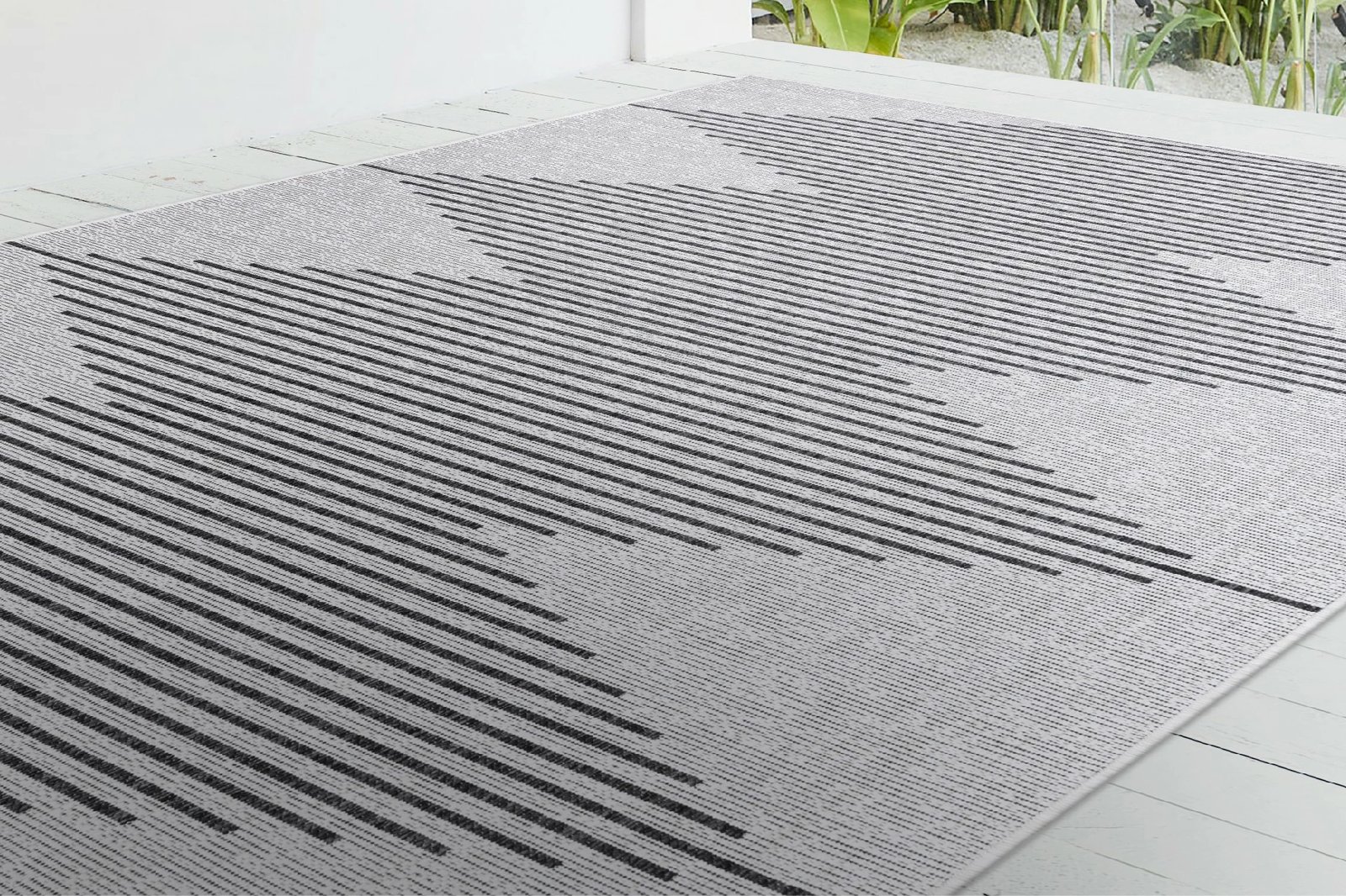 Qilim (80 x 150) Conceptum Hypnose, 22835A Fresco - e zezë, e bardhë