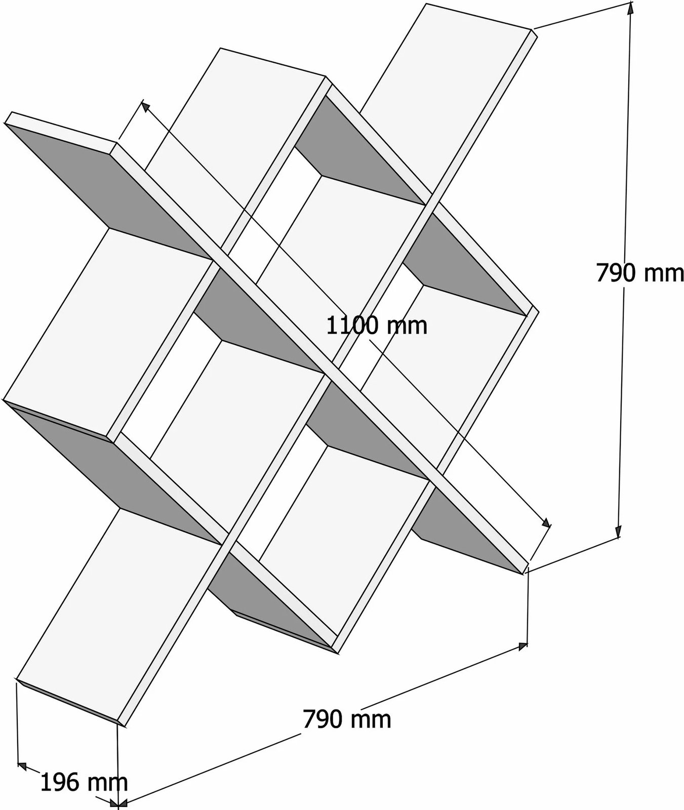 Raft muri Hanah Home, Semo, ngjyrë arre dhe e bardhë