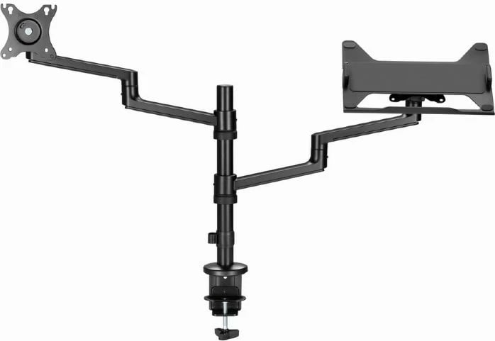 Mbajtëse tavoline Gembird MA-DA-04 për monitor deri 27" dhe laptop deri 17.3", e zezë