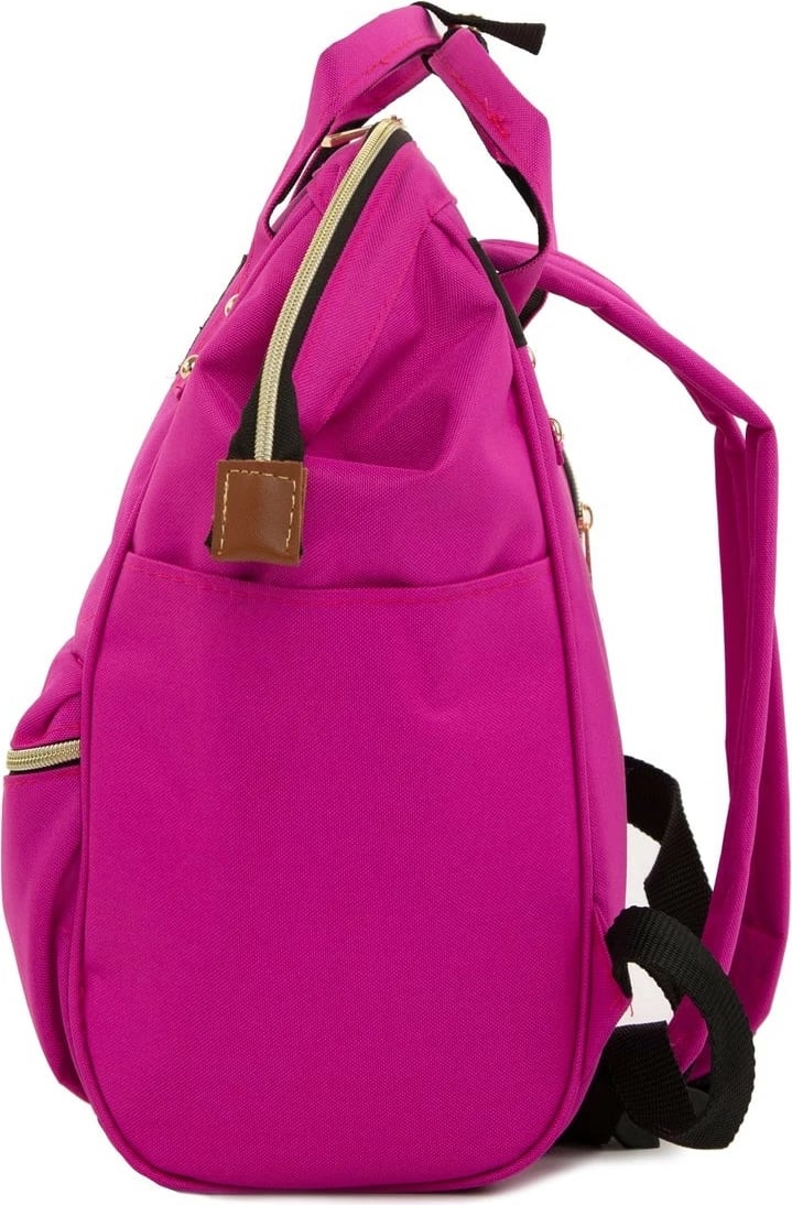 Çantë shpine midi, ngjyrë fuchsia, Zoozie Bags, 26x35x12cm