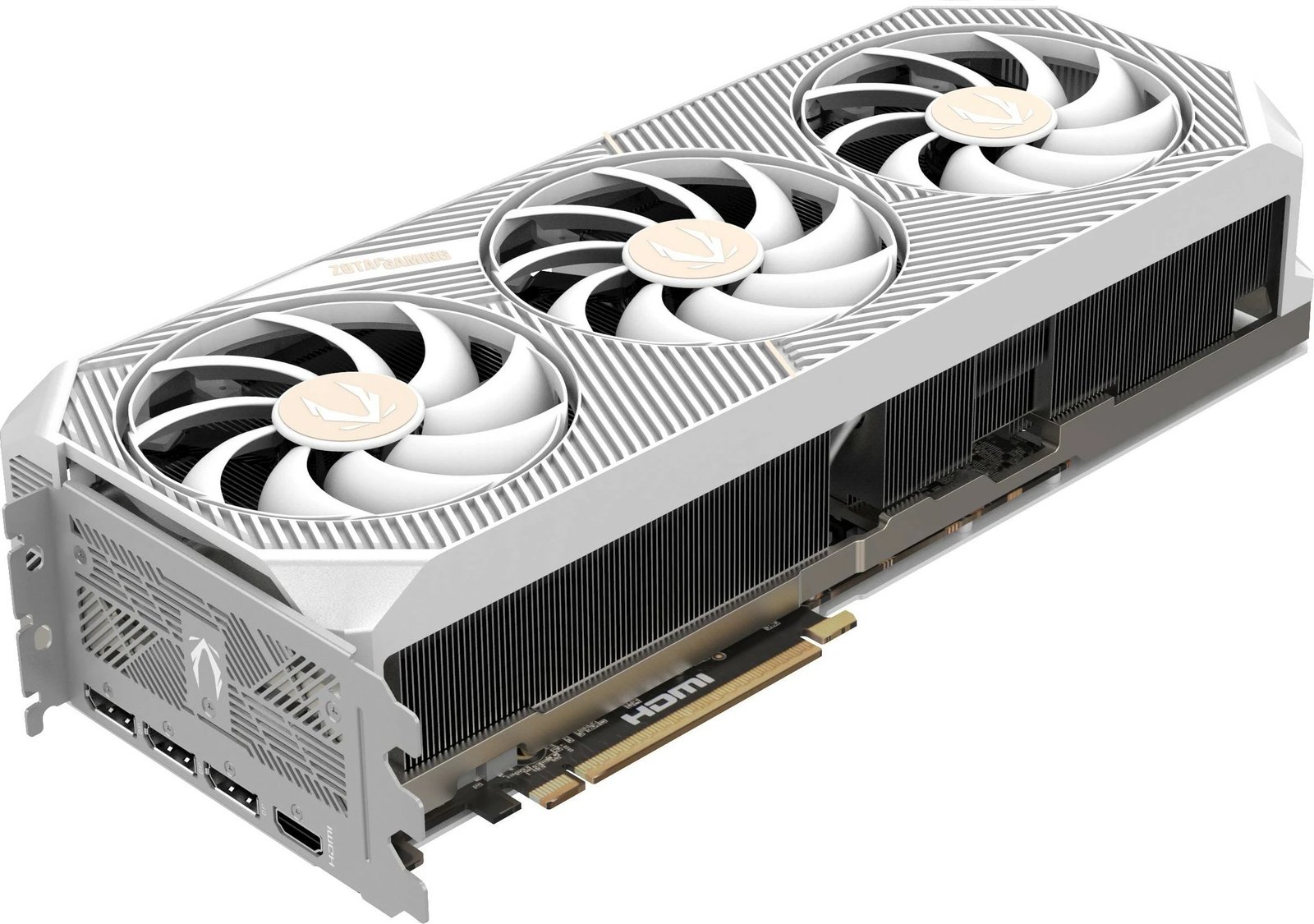 Kartelë grafike Zotac RTX 5080 Gaming Solid OC 16GB GDDR7 3Fan bardhë