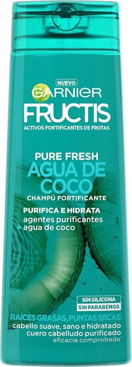 Shampon për flokë Garnier Fructis Pure Fresh unisex 360ml