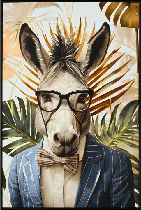 Pikturë në kanavacë Asilas, shumëngjyrëshe, 62x4x92cm, set prej 6 copash